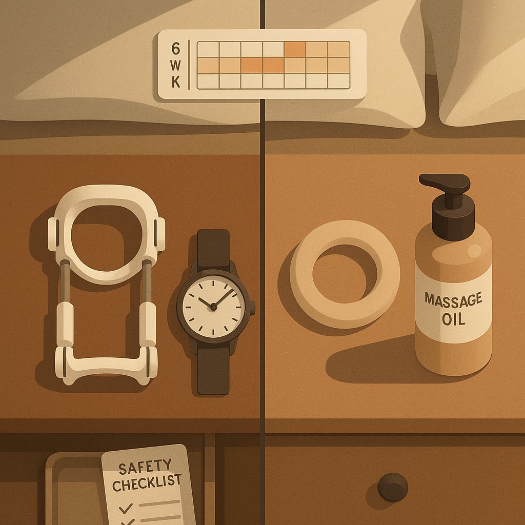 Beginner Extender Routine: A Minimum‑Effective‑Dose 6‑Week Plan for Safer Wear Time and Tension